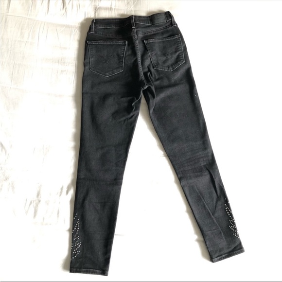 Levi’s 721 High Rise Skinny Jean Studded Ankle - Picture 3 of 7